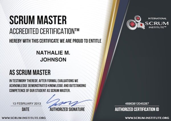 Paiement avance - Agile Scrum Master Certification
